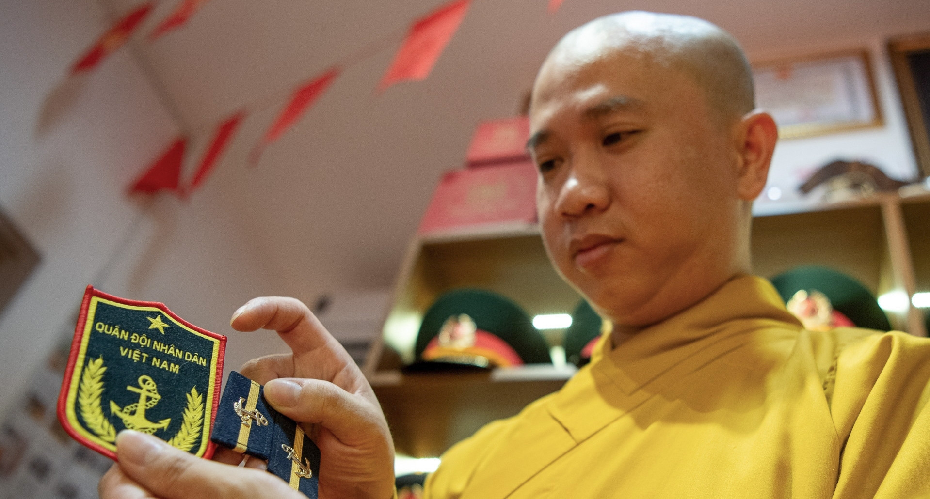 Buddhist monk preserves soldiers’ memories through wartime artifacts