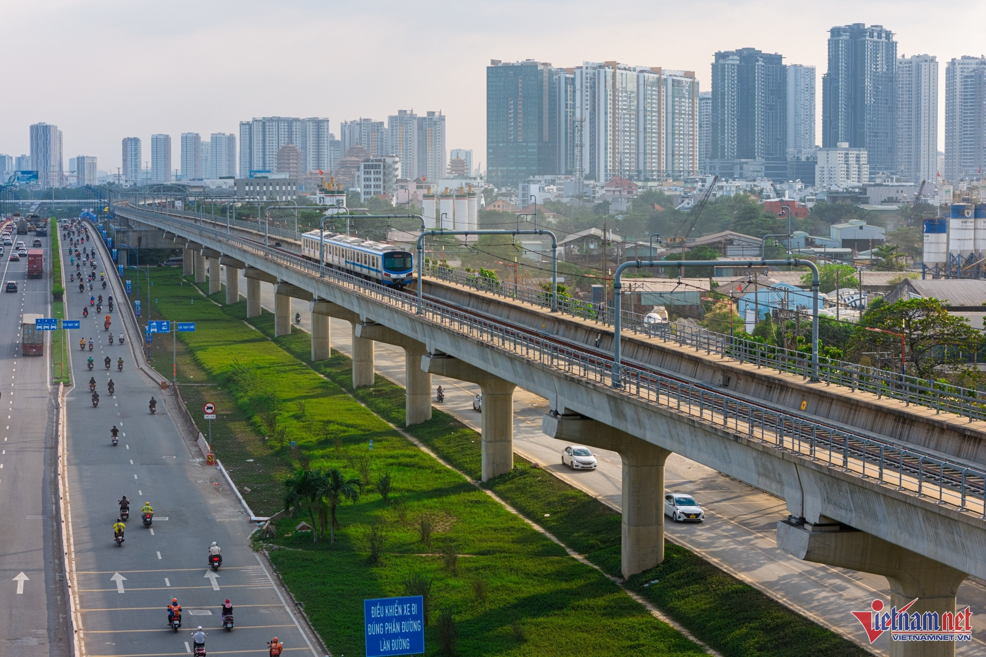 Apartment prices near metro line in HCMC rise in price