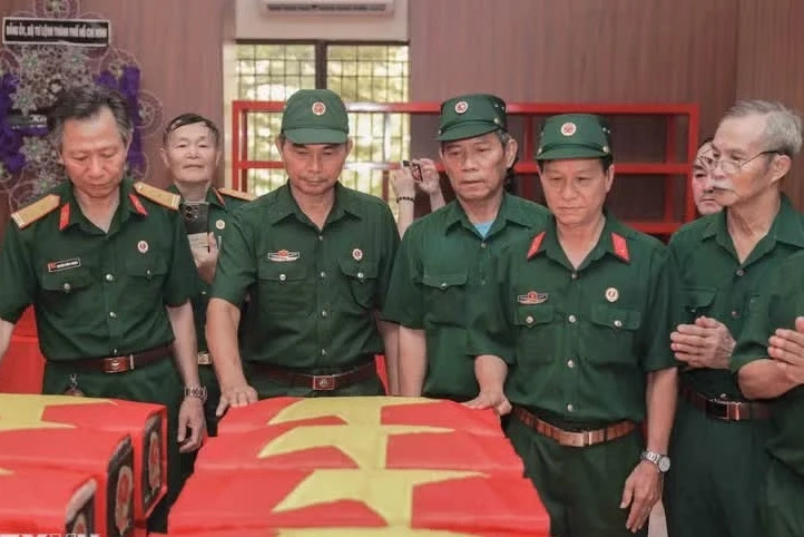 Remains of 150 martyrs recovered at Le Thi Rieng Park