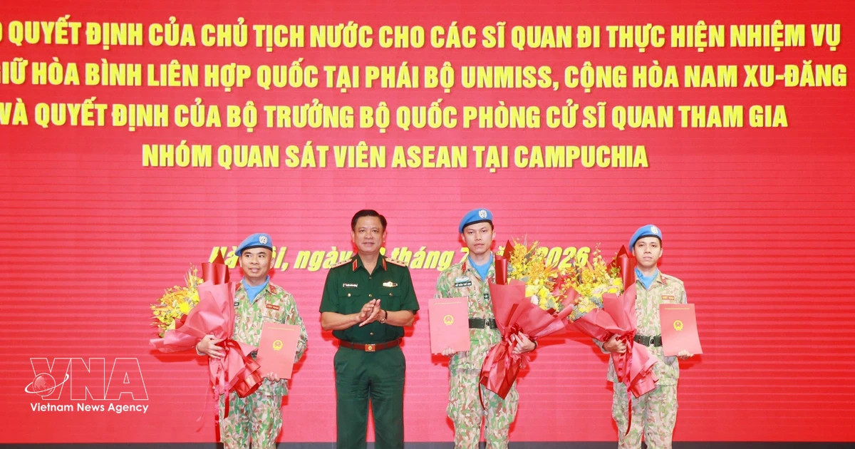 First-ever VN officer appointed to senior position in UN peacekeeping mission
