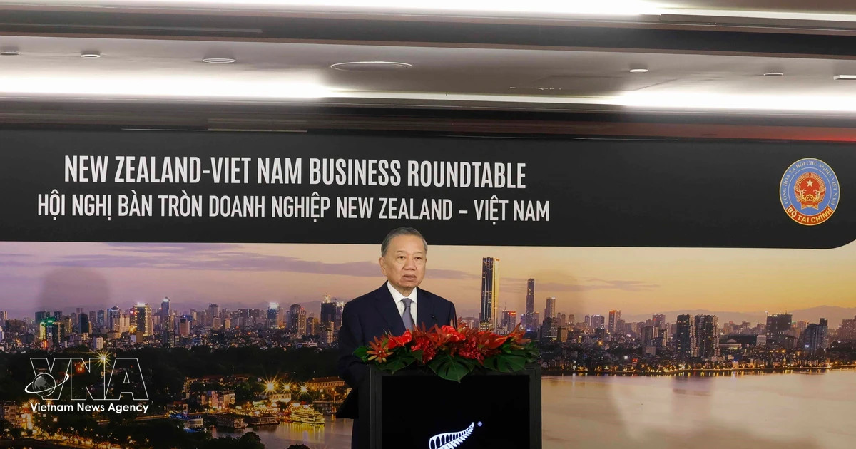 Top leader calls for joint VN–New Zealand efforts to create new growth drivers