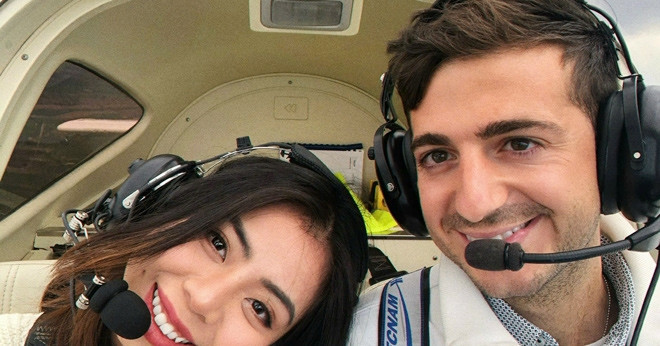 Vietnamese flight attendant and Italian pilot find love in the skies