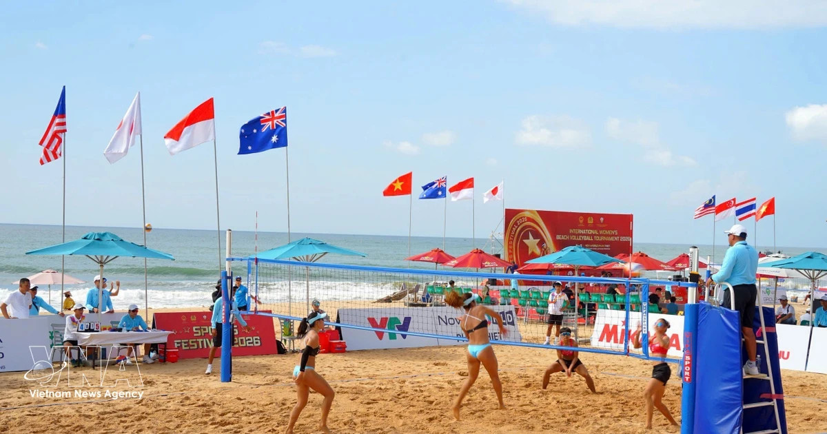 International Women’s Beach Volleyball Tournament draws 16 teams