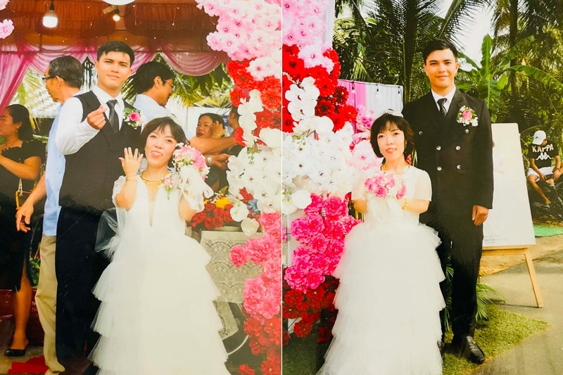 1.2m-tall Can Tho woman marries partner living 1,000 km away