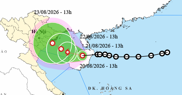 Tropical depression may become Storm No. 4 in Gulf of Tonkin