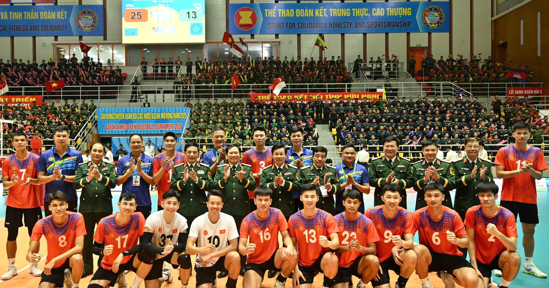ASEAN military volleyball tournament opens in Hanoi