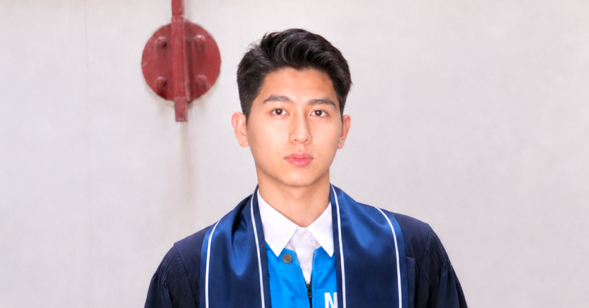 Valedictorian graduates with 4.0 GPA and multiple contest wins