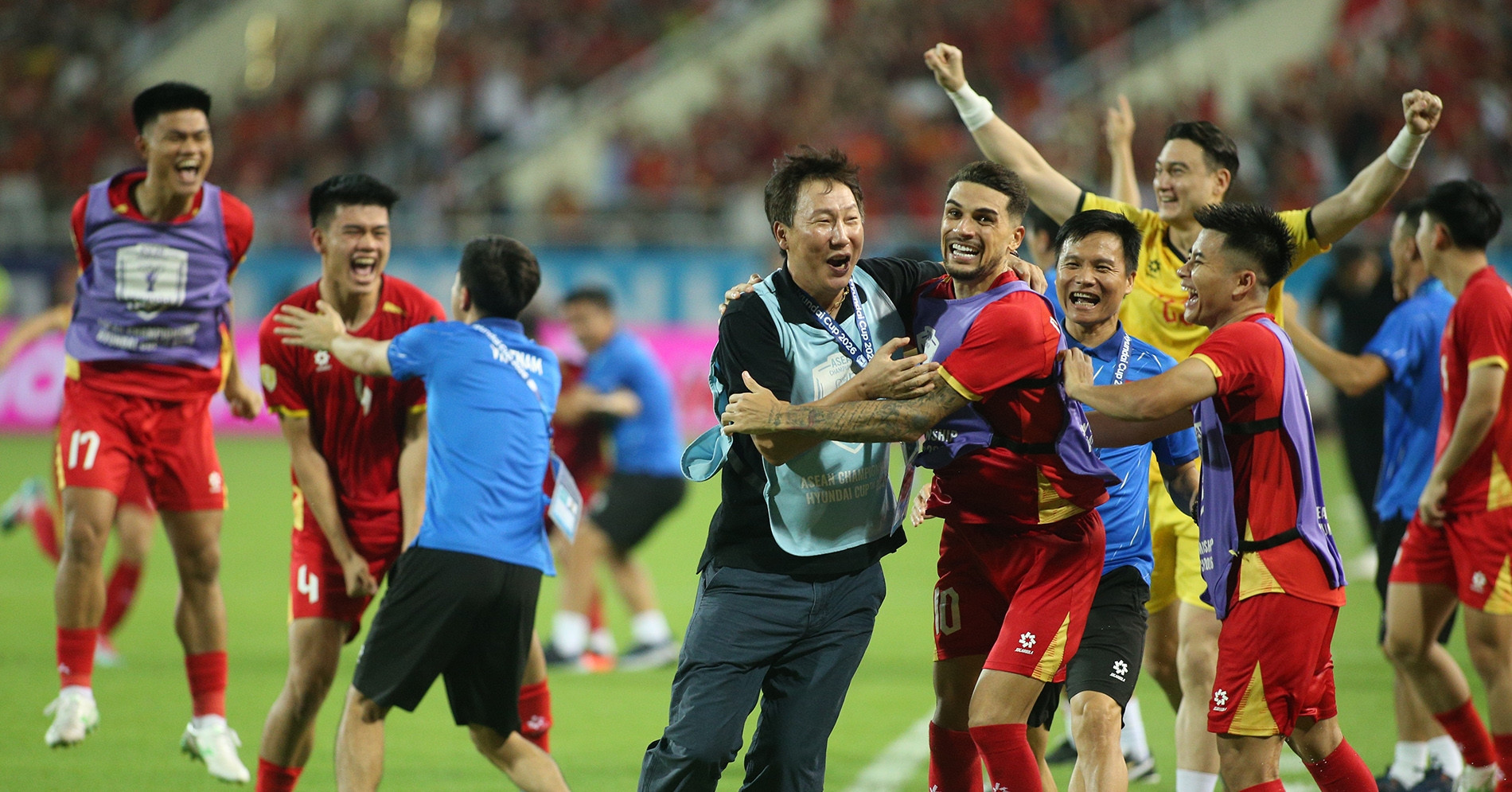 In pictures: Kim Sang Sik rides every emotion of ASEAN Cup glory