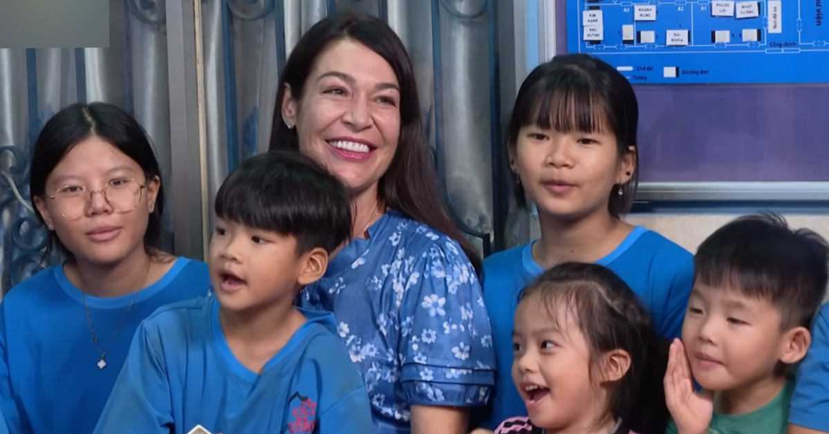 Swiss woman finds a family in the Vietnamese children she calls her own