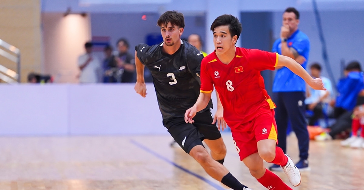 Vietnam routs New Zealand 4-1 at Continental Futsal Championship