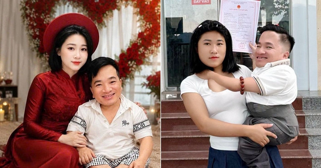 Young woman carries fiancé to register their marriage in Vietnam