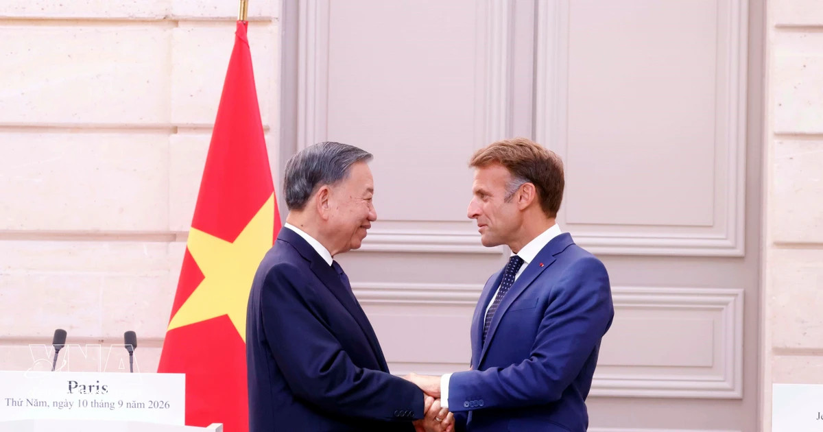Vietnam, France issue joint statement on comprehensive strategic partnership