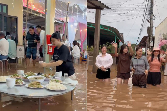 Flooded wedding in central Vietnam turns into a day to remember