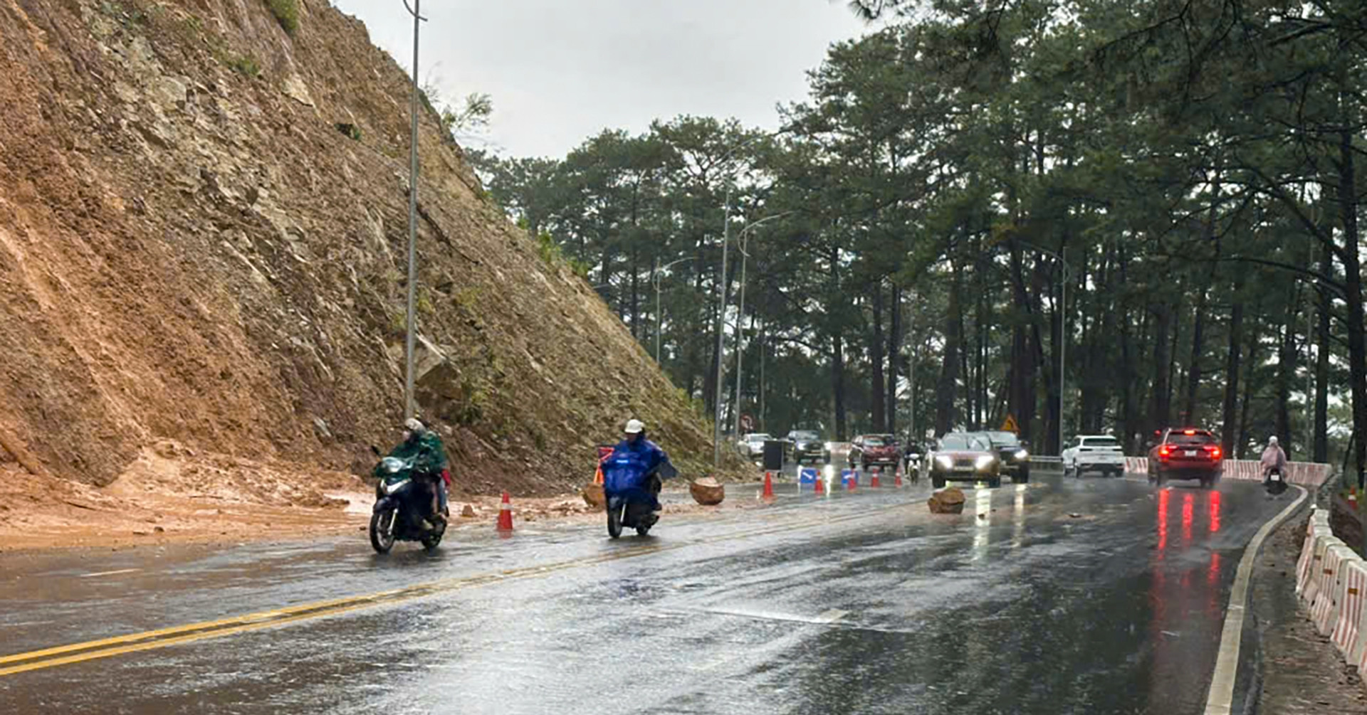 Vietnam deploys drones to identify landslide risks as heavy rain persists