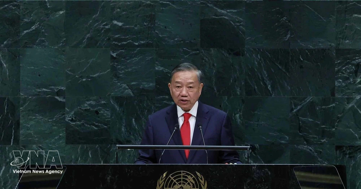 Top Vietnamese leader makes suggestions for managing global change at UNGA 81