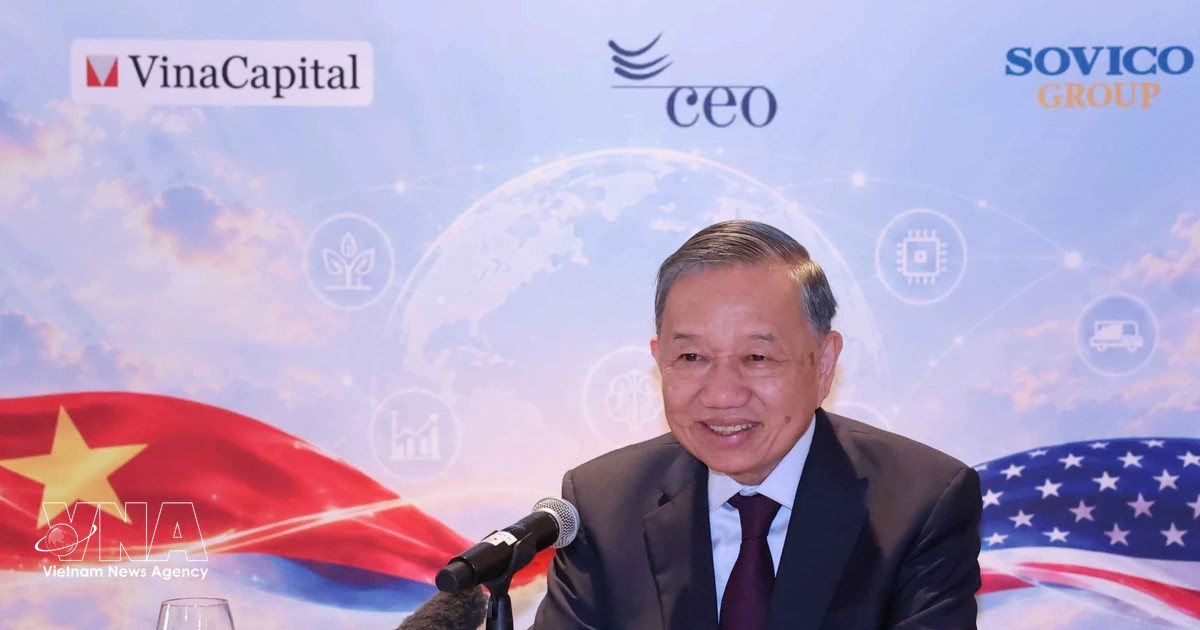 Vietnam’s top leader meets US financial institutions, investment funds