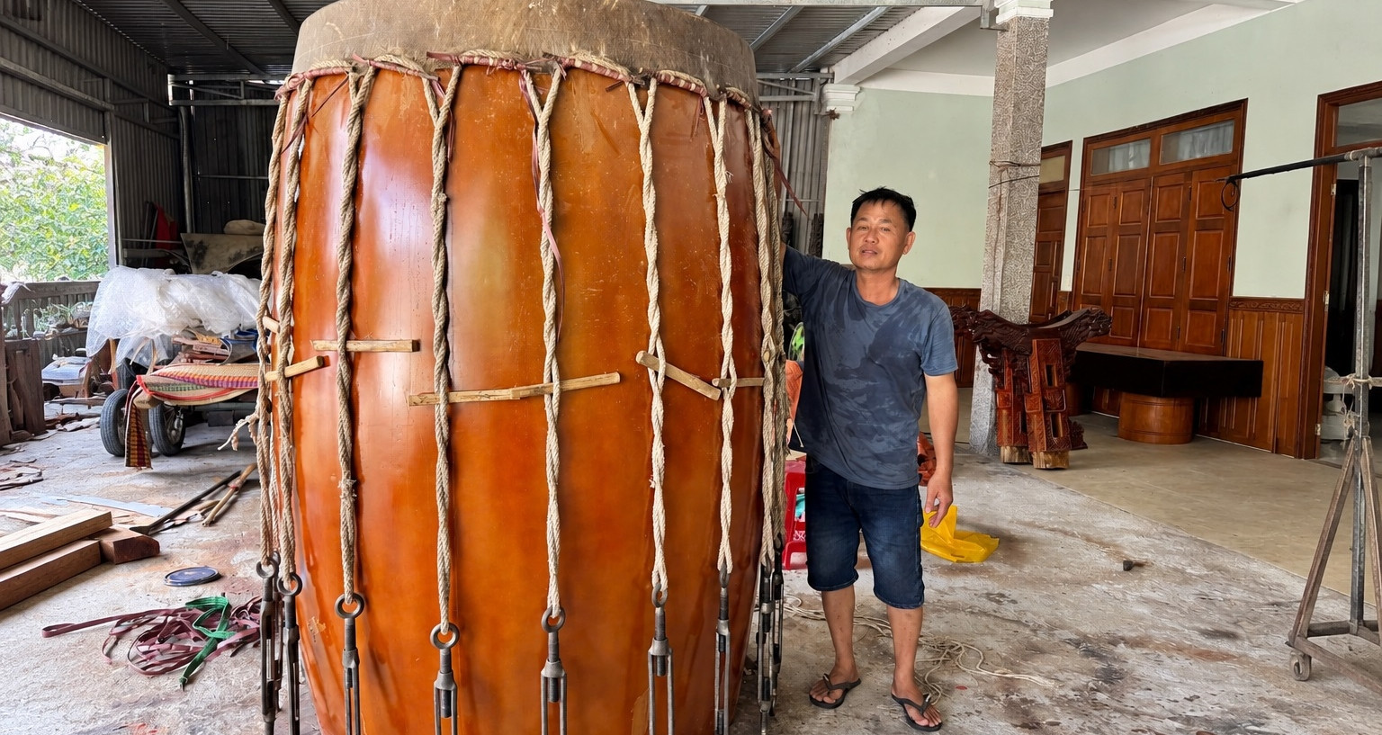 Giant drums keep a 200-year-old craft alive in Vietnam’s Da Nang
