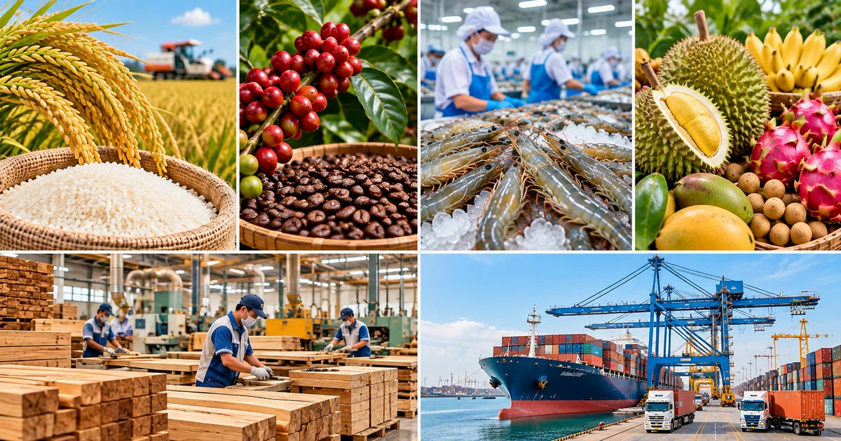 Agricultural sector targets 18 billion USD in Q4 exports
