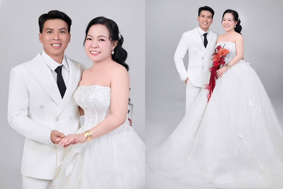 40-year-old bride marries groom 10 years her junior in viral Vinh Long wedding