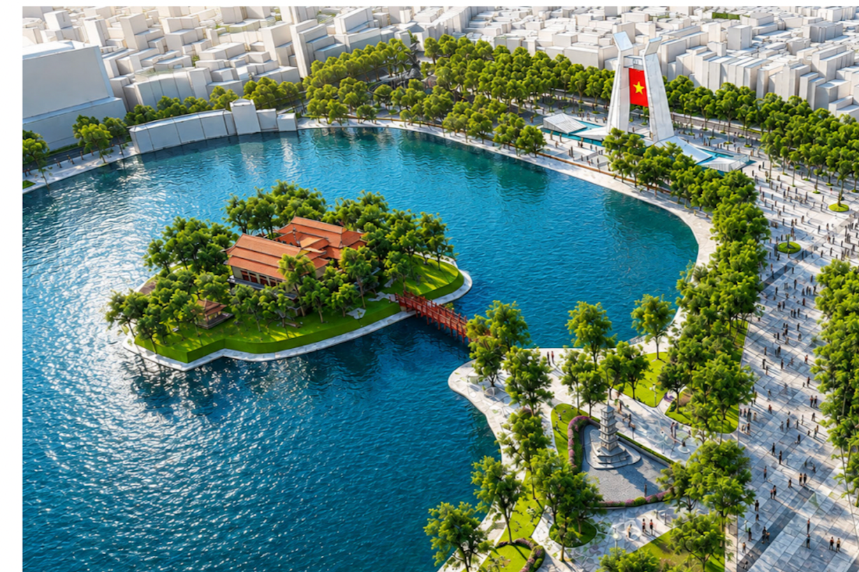 Hanoi unveils Hoan Kiem Lake redevelopment vision with new landmarks